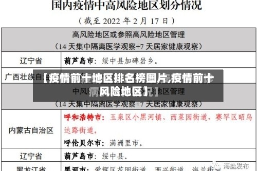 【疫情前十地区排名榜图片,疫情前十风险地区】