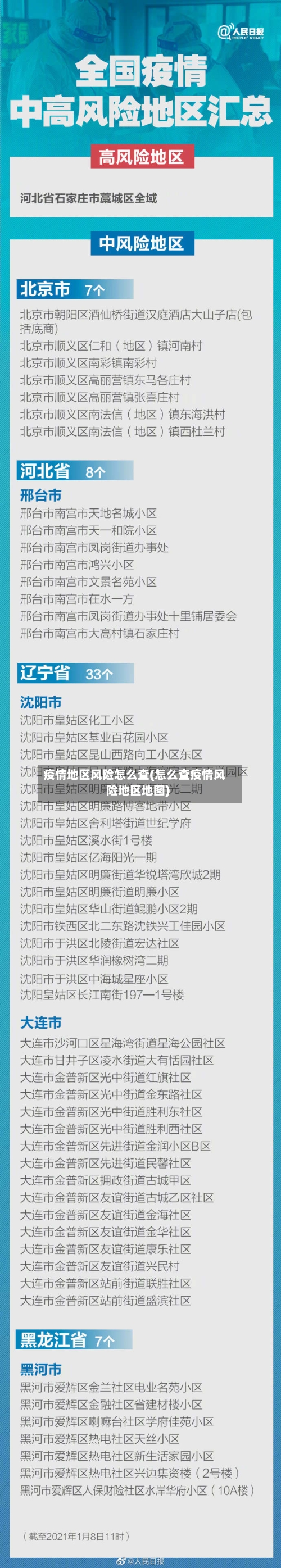 疫情地区风险怎么查(怎么查疫情风险地区地图)-第2张图片